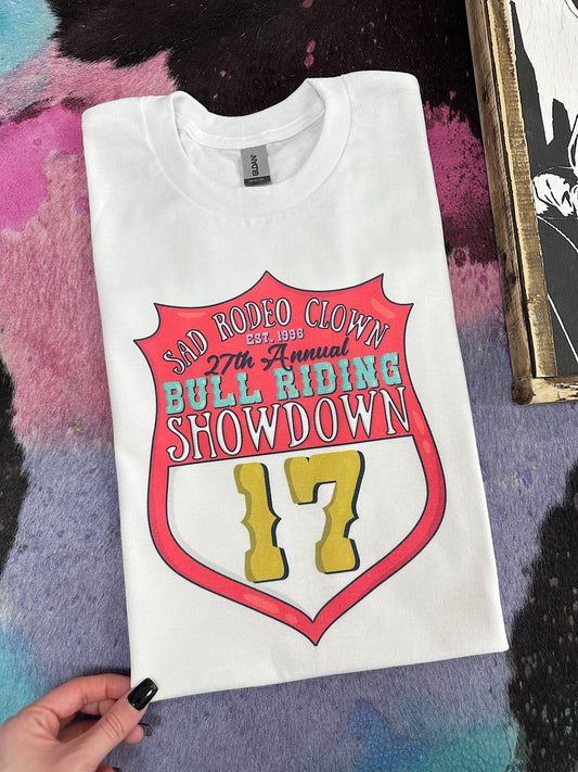Bull Riding Showdown TEE or CREWNECK