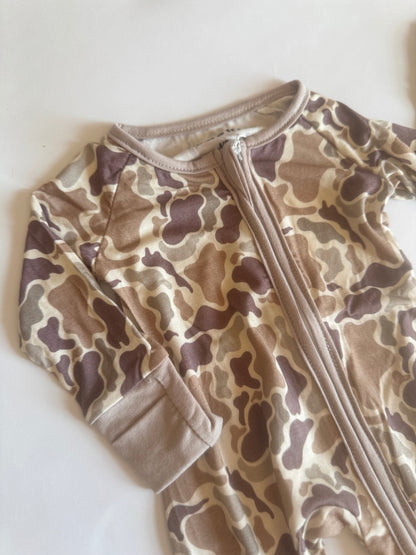 Duck Camo Bamboo Romper
