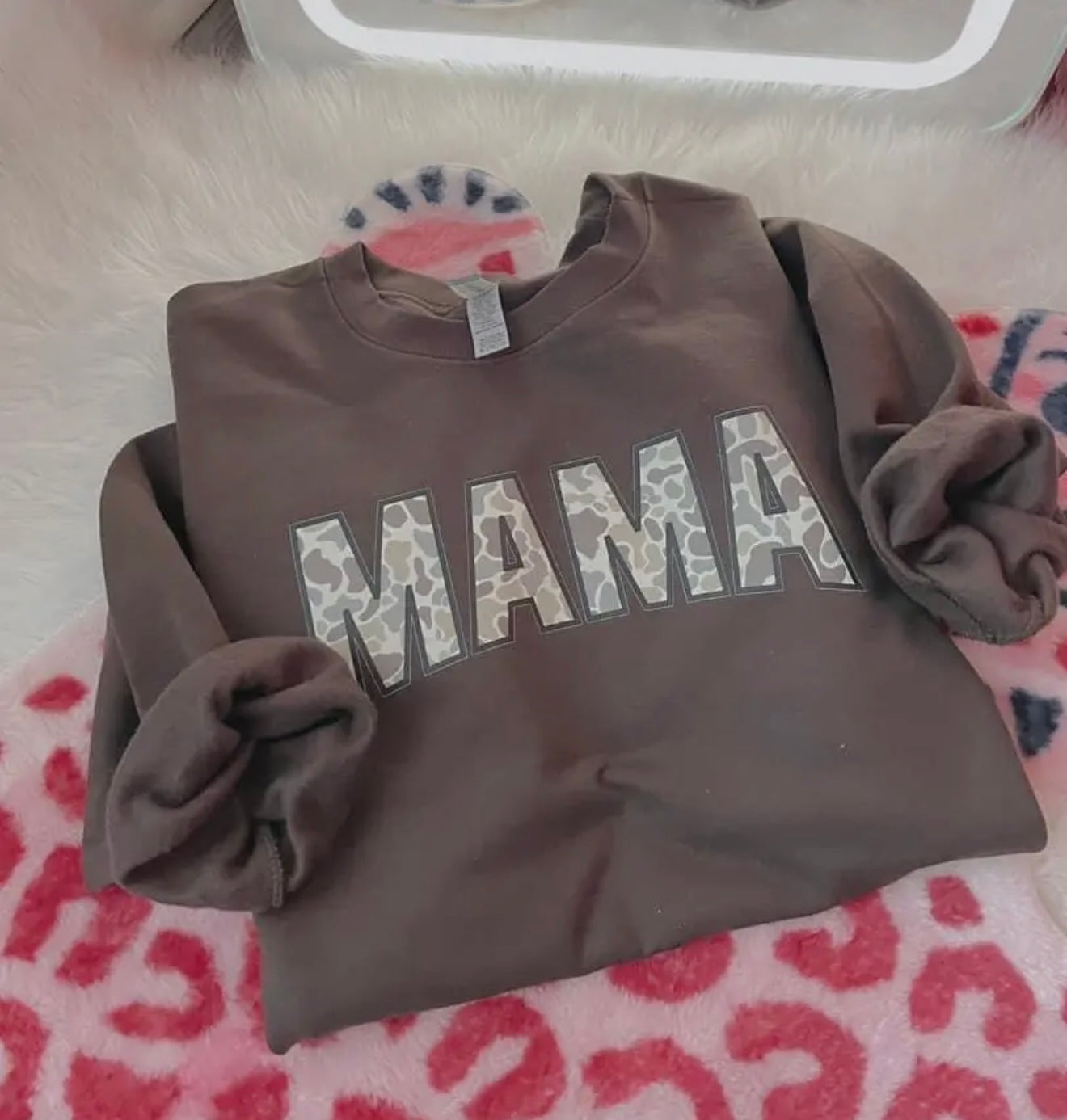 Mama sweatshirt camo