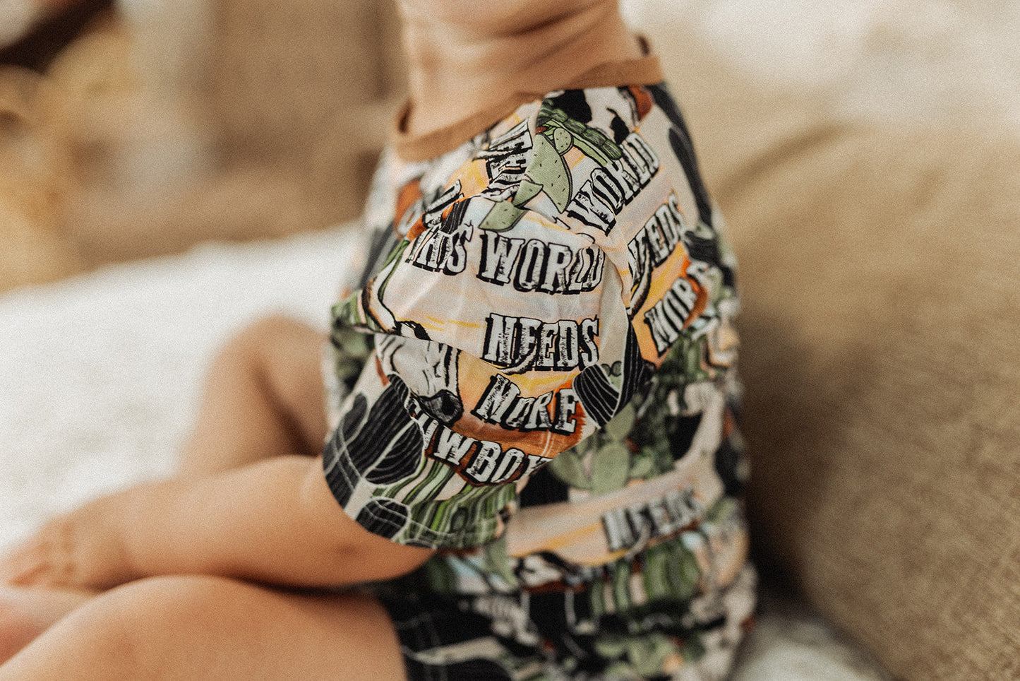 More Cowboys Bamboo Shorts Set