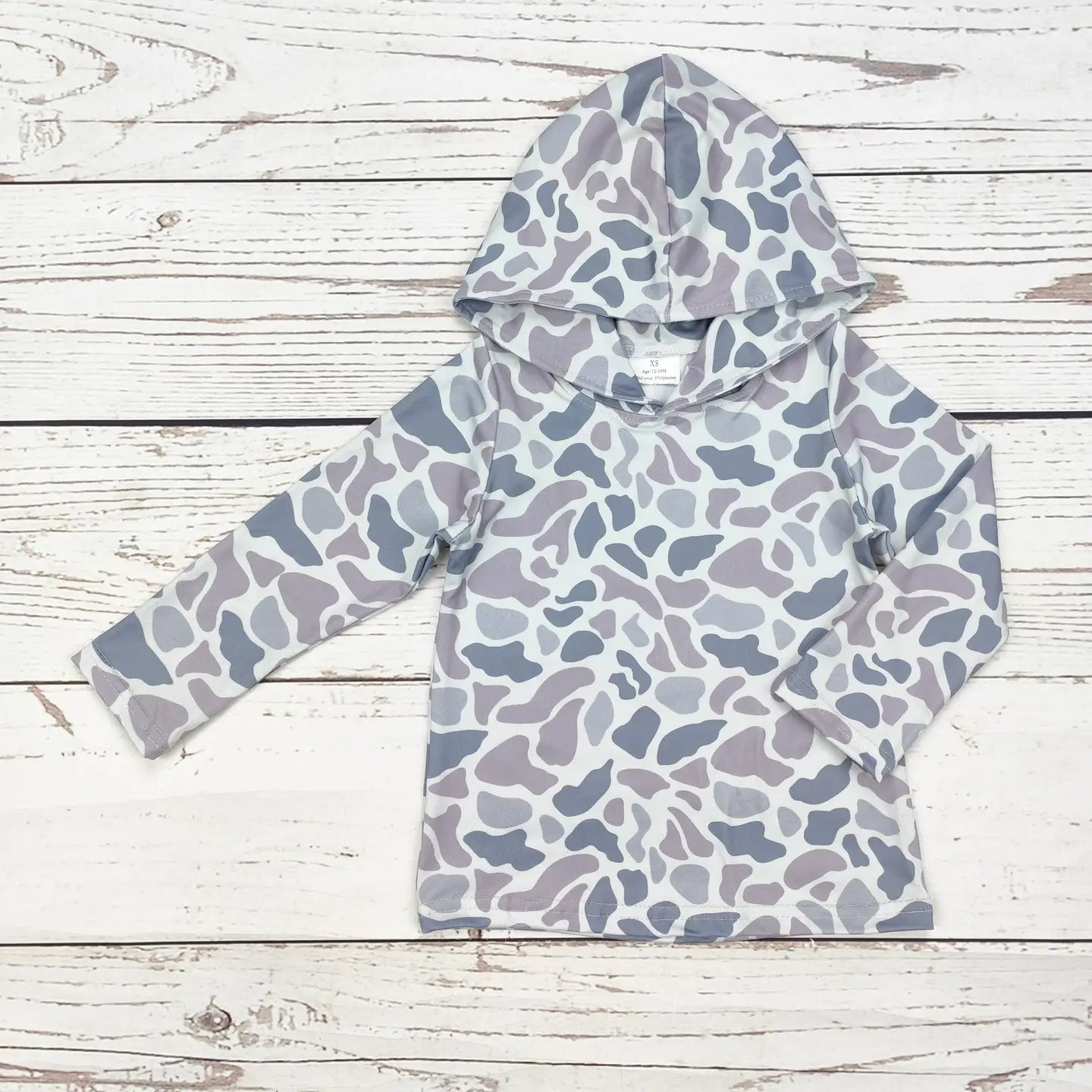 Grey Camo Hoodie