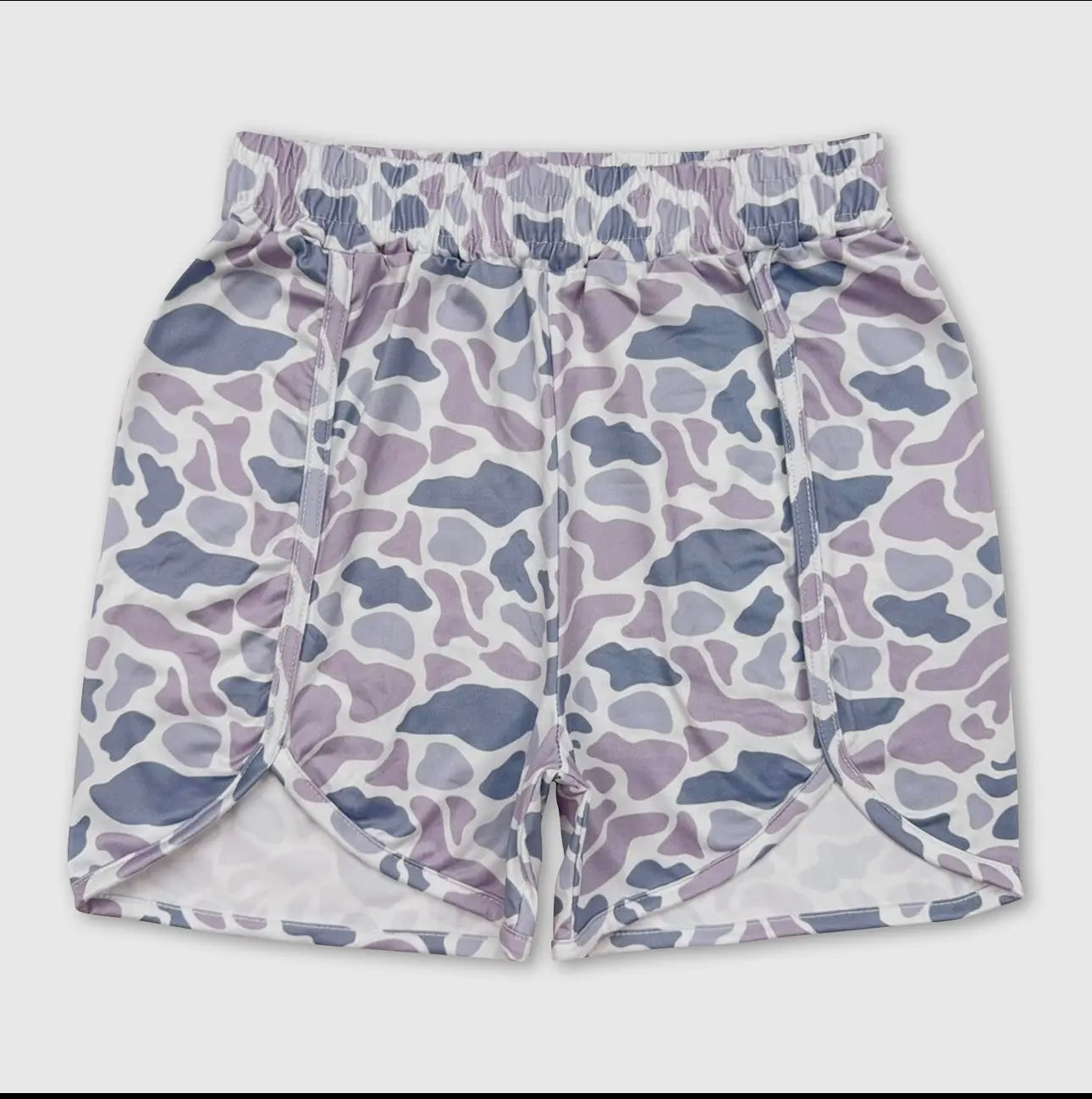 Grey Camo Women’s Shorts