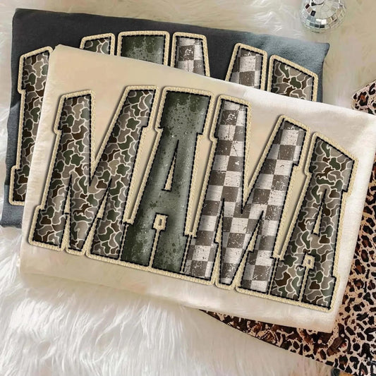 Faux Puff Mama Cc Tee