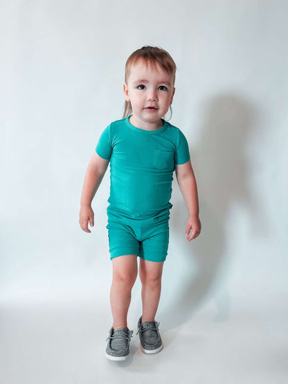 Lasso Lagoon Bamboo Short Set