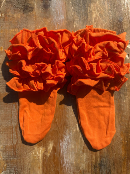 Ankle Ruffle Socks (Multiple Colors)