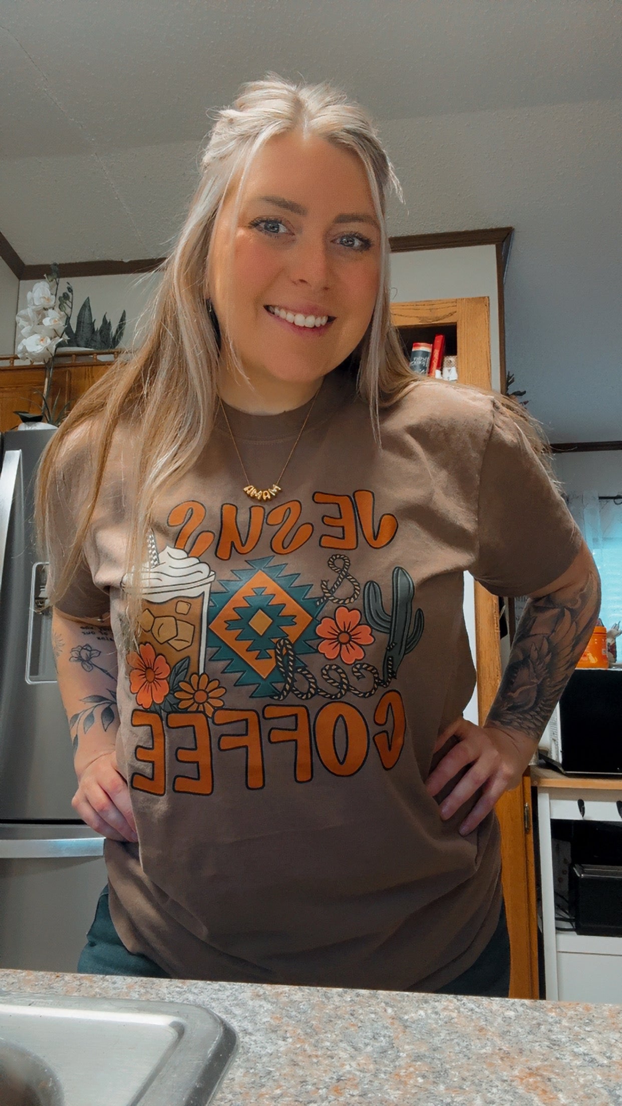 Jesus & Iced Coffee Tee