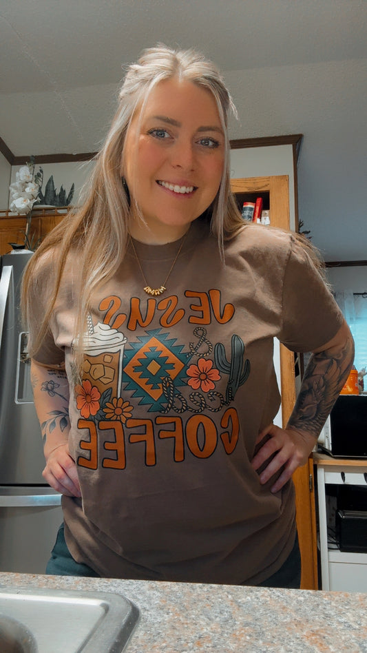 Jesus & Iced Coffee Tee