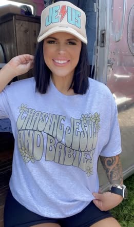 Chasing Jesus and Babies Tee