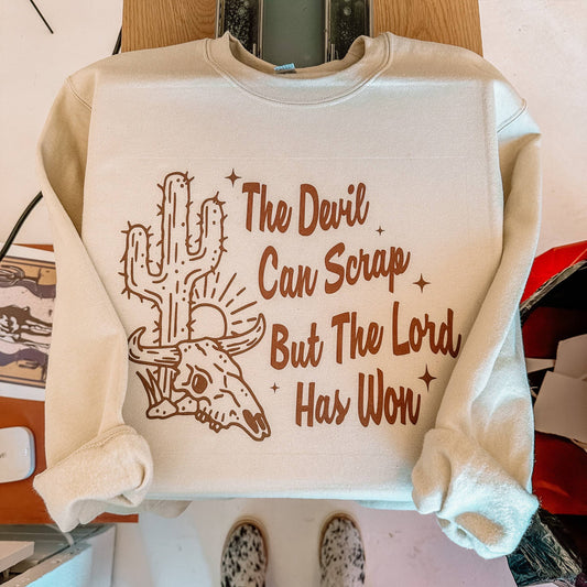 The Lord Has Won Crewneck