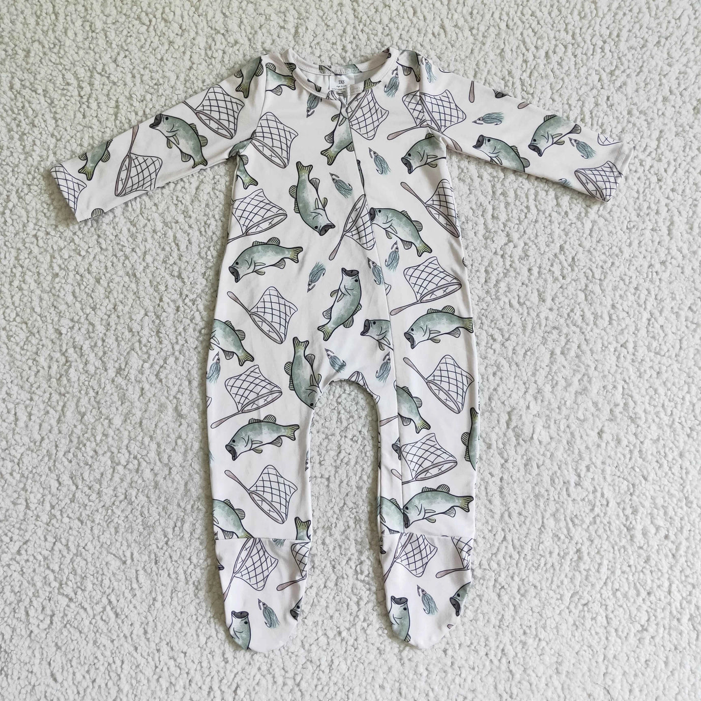 Western Footie Zip Pajamas