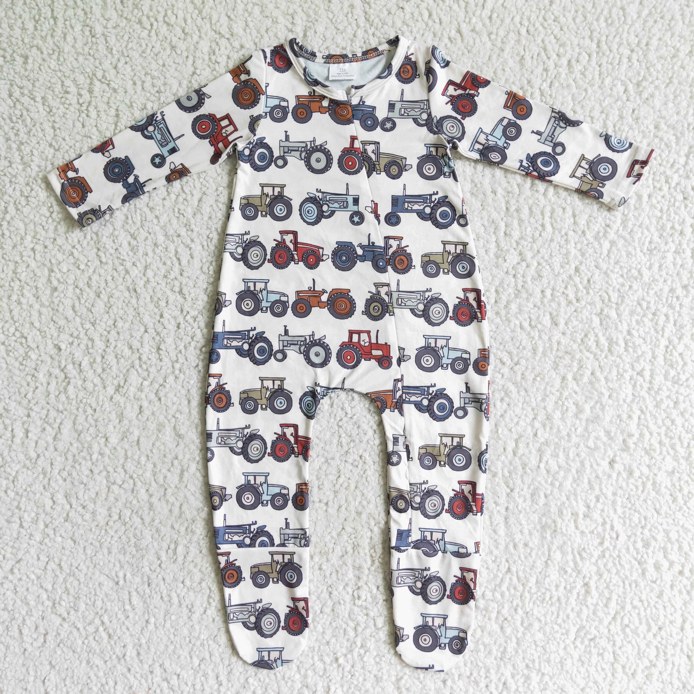 Western Footie Zip Pajamas